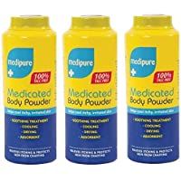 3 polvos medipure para el cuerpo